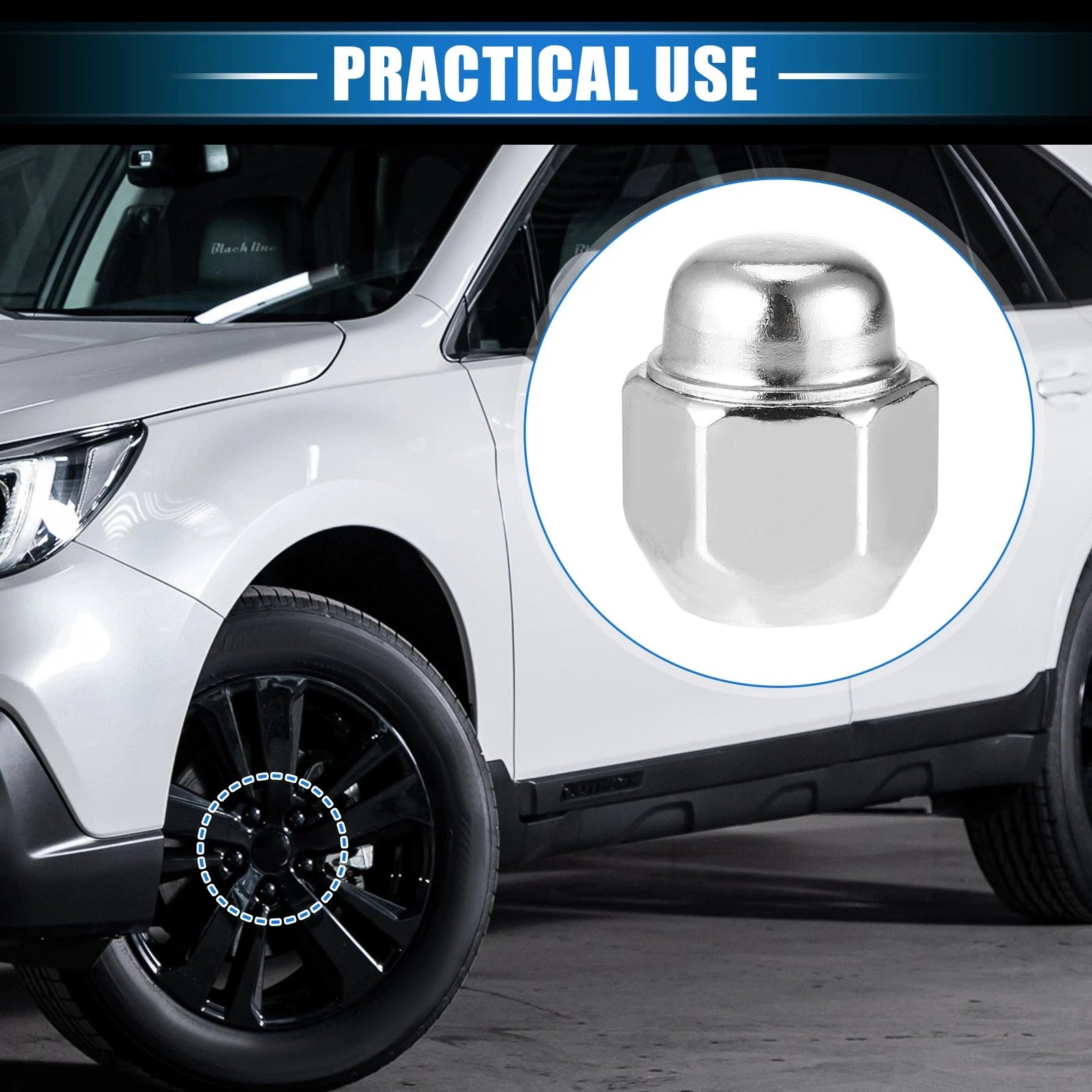 10pcs M12x1.25 Wheel Lug Nut for Honda Accord (1976–1981) No.SU00300765/28171AG000