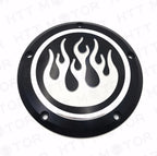 Flame Derby & Timer Cover for Harley Dyna Sportster XL 883 1200 (2004–2023)