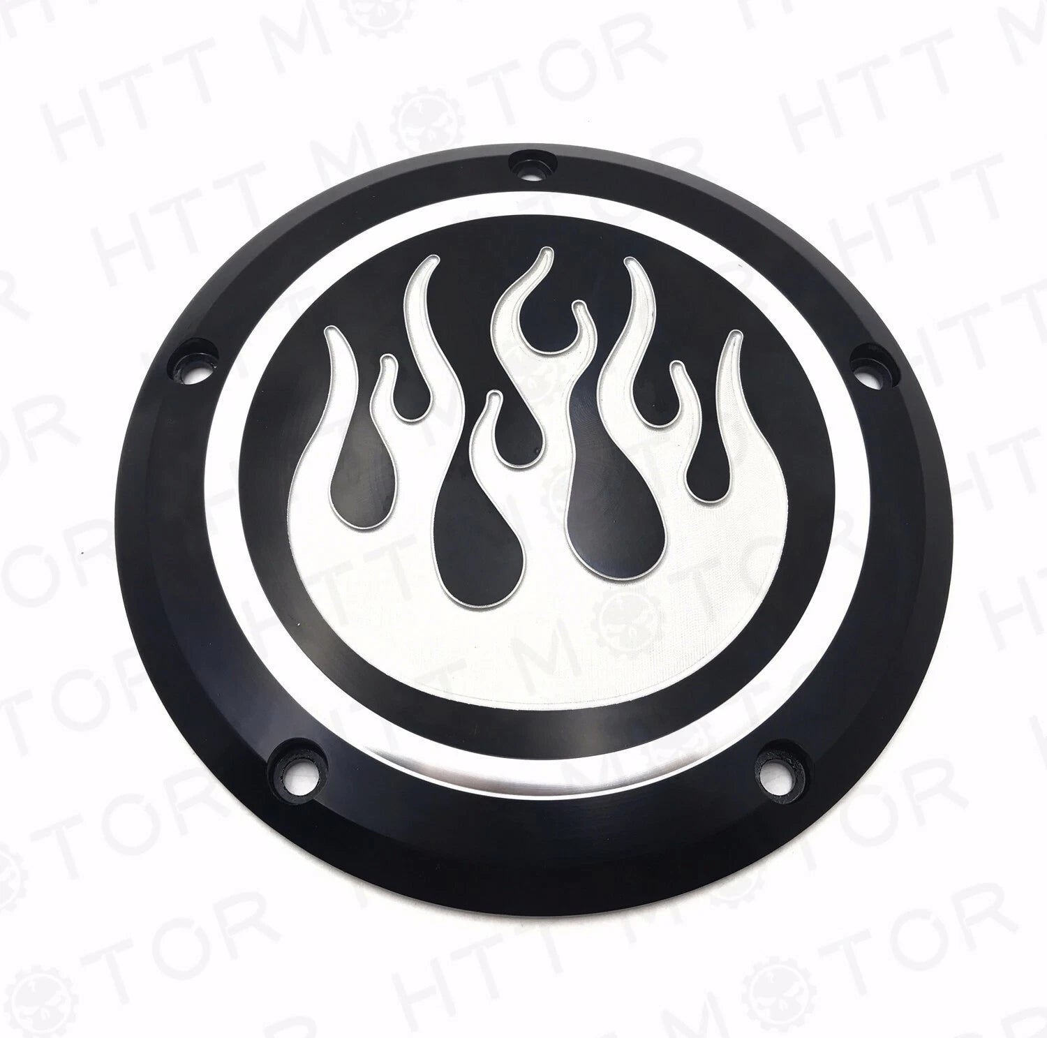 Flame Derby & Timer Cover for Harley Dyna Sportster XL 883 1200 (2004–2023)