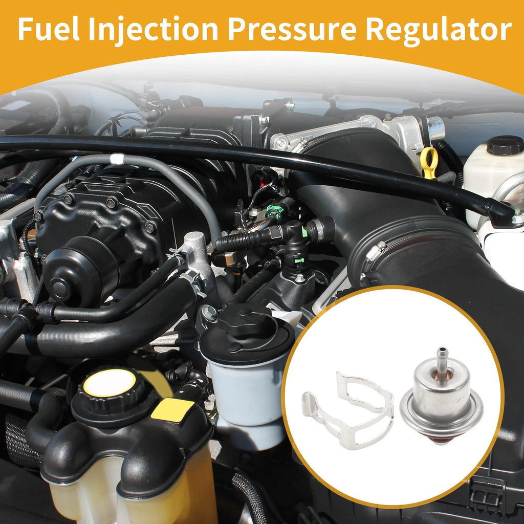 Fuel Pressure Regulator for Chevrolet Tahoe (2002–2005) No.PR287 Metal 20-70 Psi