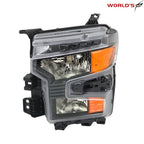 Halogen Headlight for Chevy Silverado 1500 (2022–2023) Left Clear Lens Black