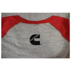 Toddler Baseball Tee for Cummins Truck Diesel (3T) - Red 3/4 Sleeve