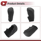 1 Pc Gear Shift Knob Cover for Ford Fiesta (2011–2019) Black Faux Leather
