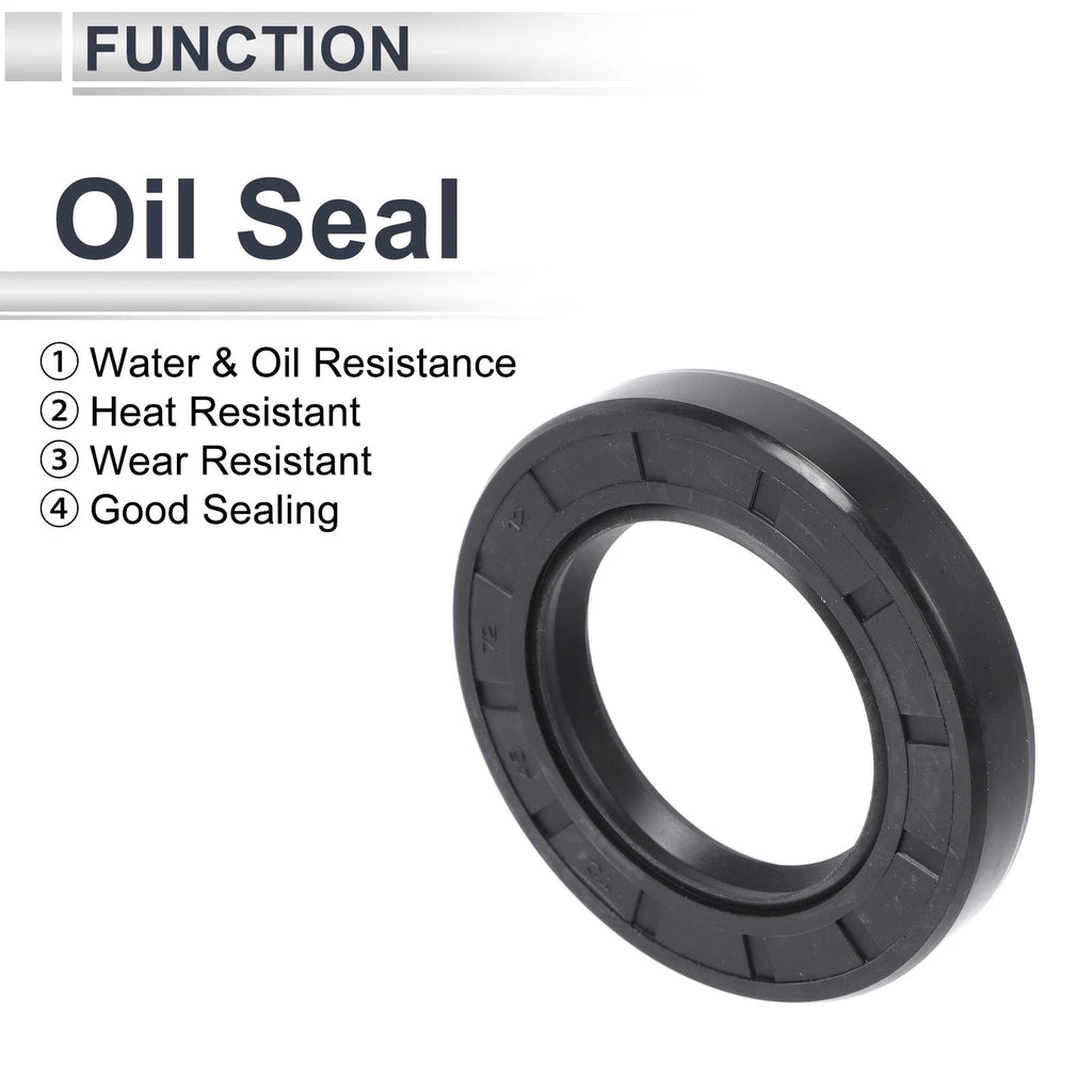 Set of 5 Oil Seal Rotary Shaft Seal NBR Rubber 45x72x12mm