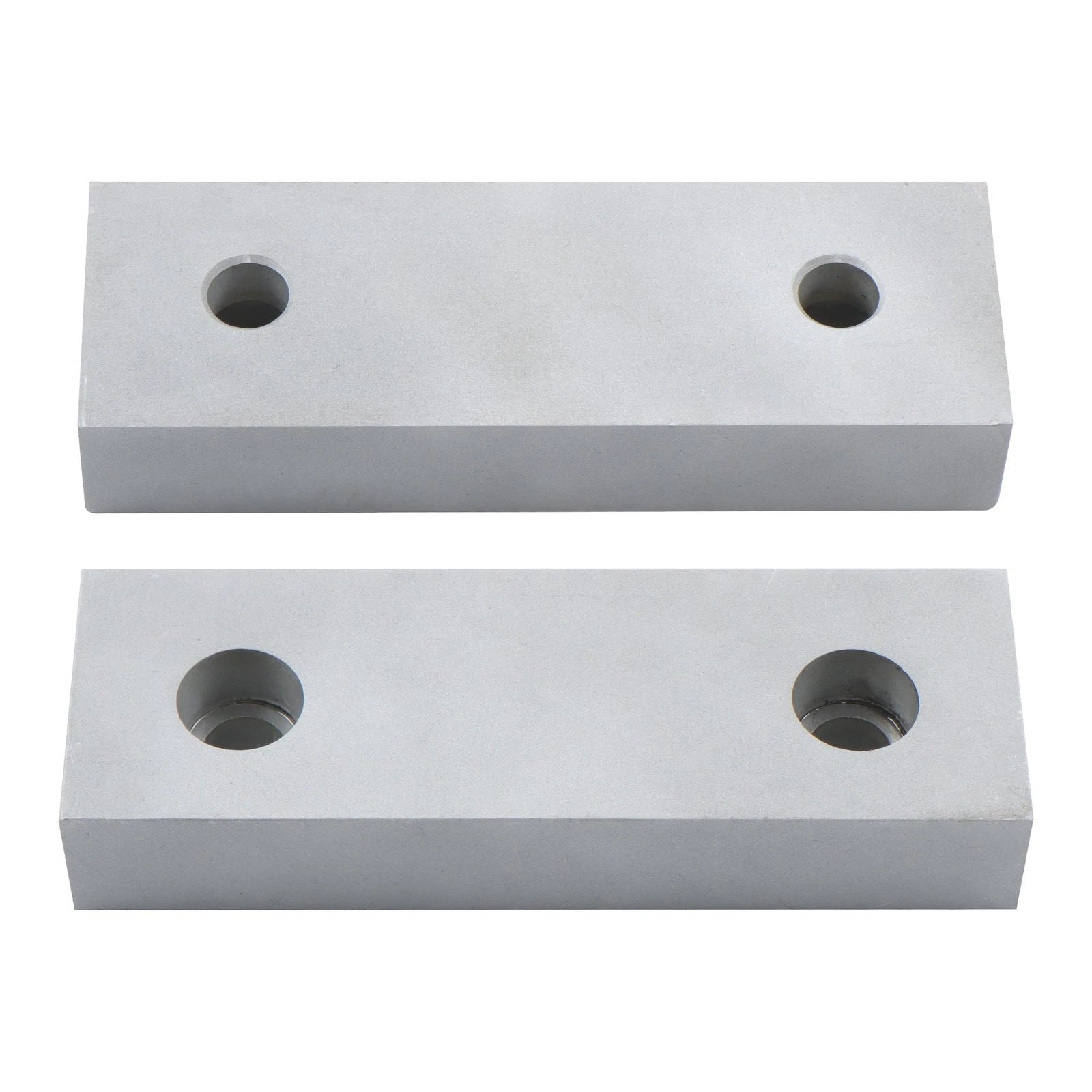 Reversible Aluminum Soft Jaws for 6" Milling Vise (1 Pair)