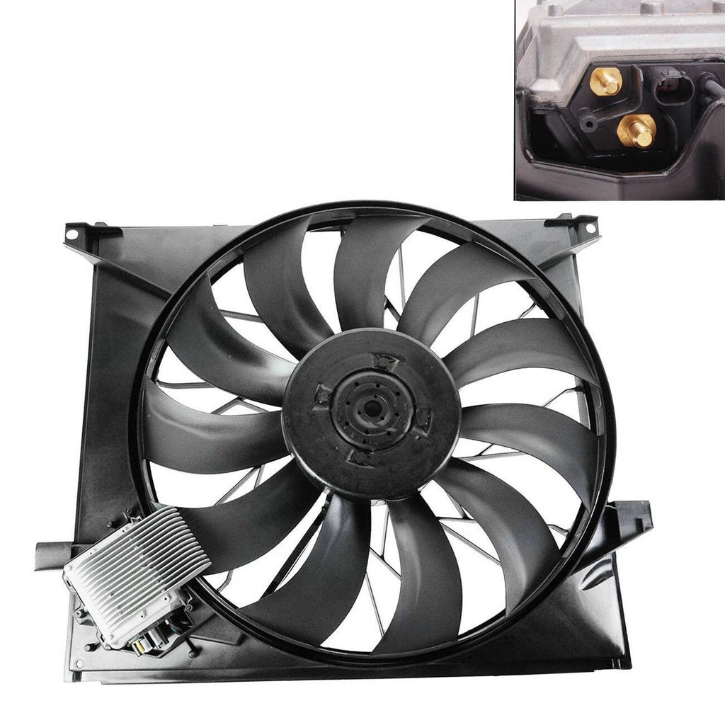 Brushless Radiator Cooling Fan Assembly for Mercedes ML55 AMG (2000–2003)