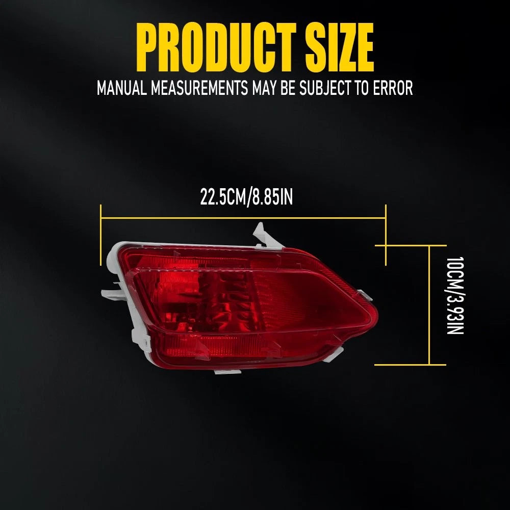2X Rear Bumper Light Lamp Reflector for Toyota RAV4 (2013–2015)