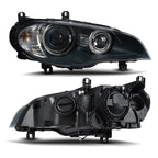 Pair HID/Xenon Headlights for BMW X5 (2007–2011) with Adaptive Lamp