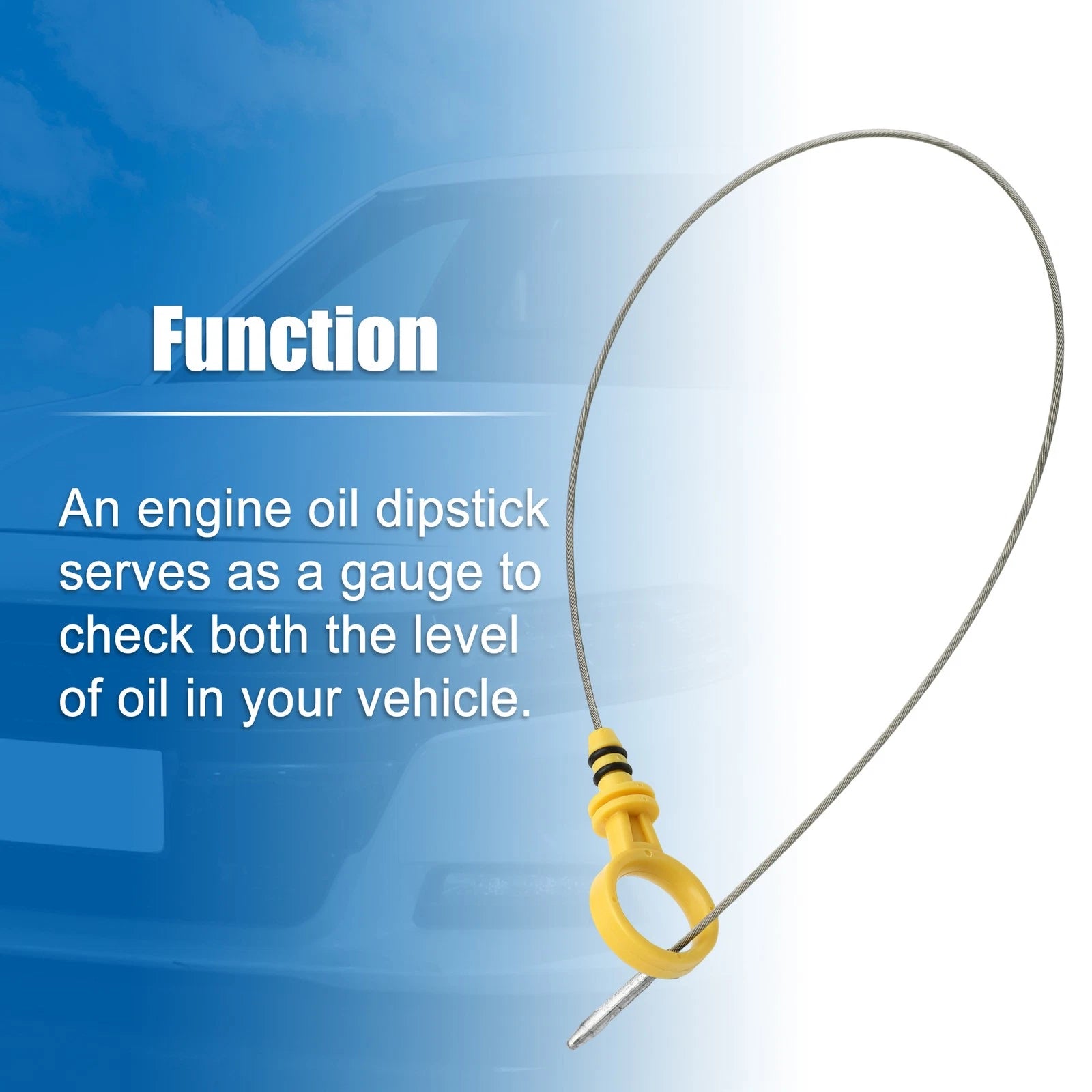 Engine Oil Fluid Level Dipstick for Buick LaCrosse (2005–2016) No.12607379