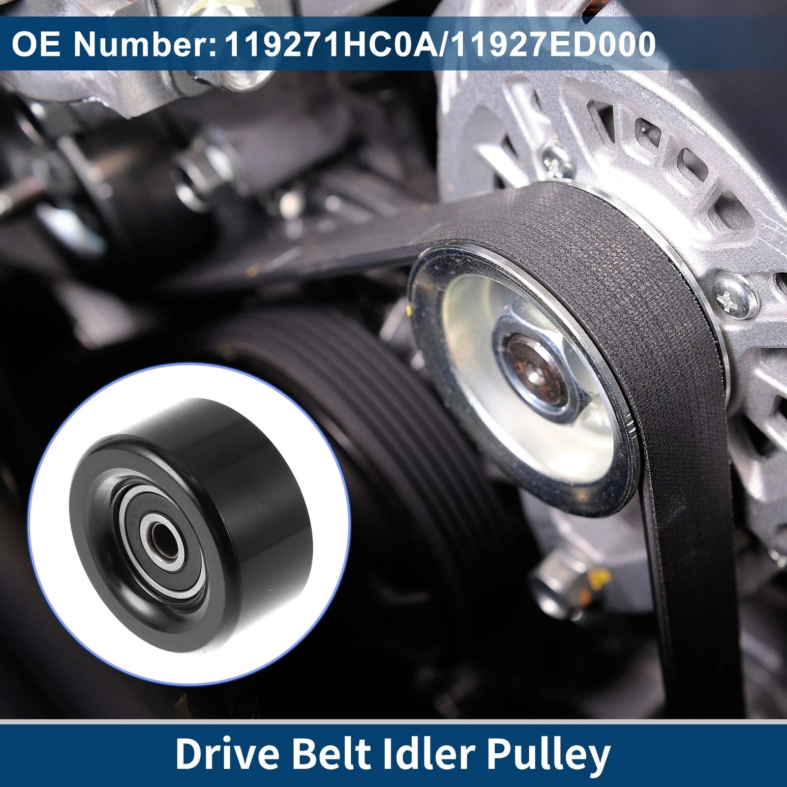 Drive Belt Idler Pulley for Toyota Highlander (2008–2019) No.119271HC0A