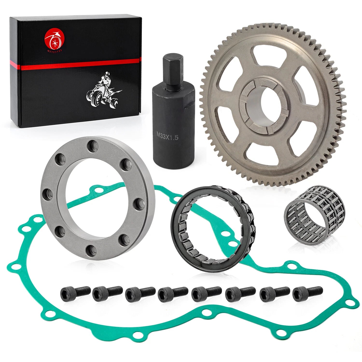 Flywheel Puller & One Way Bearing Starter Clutch for Polaris Outlaw 500 (2006–2007)