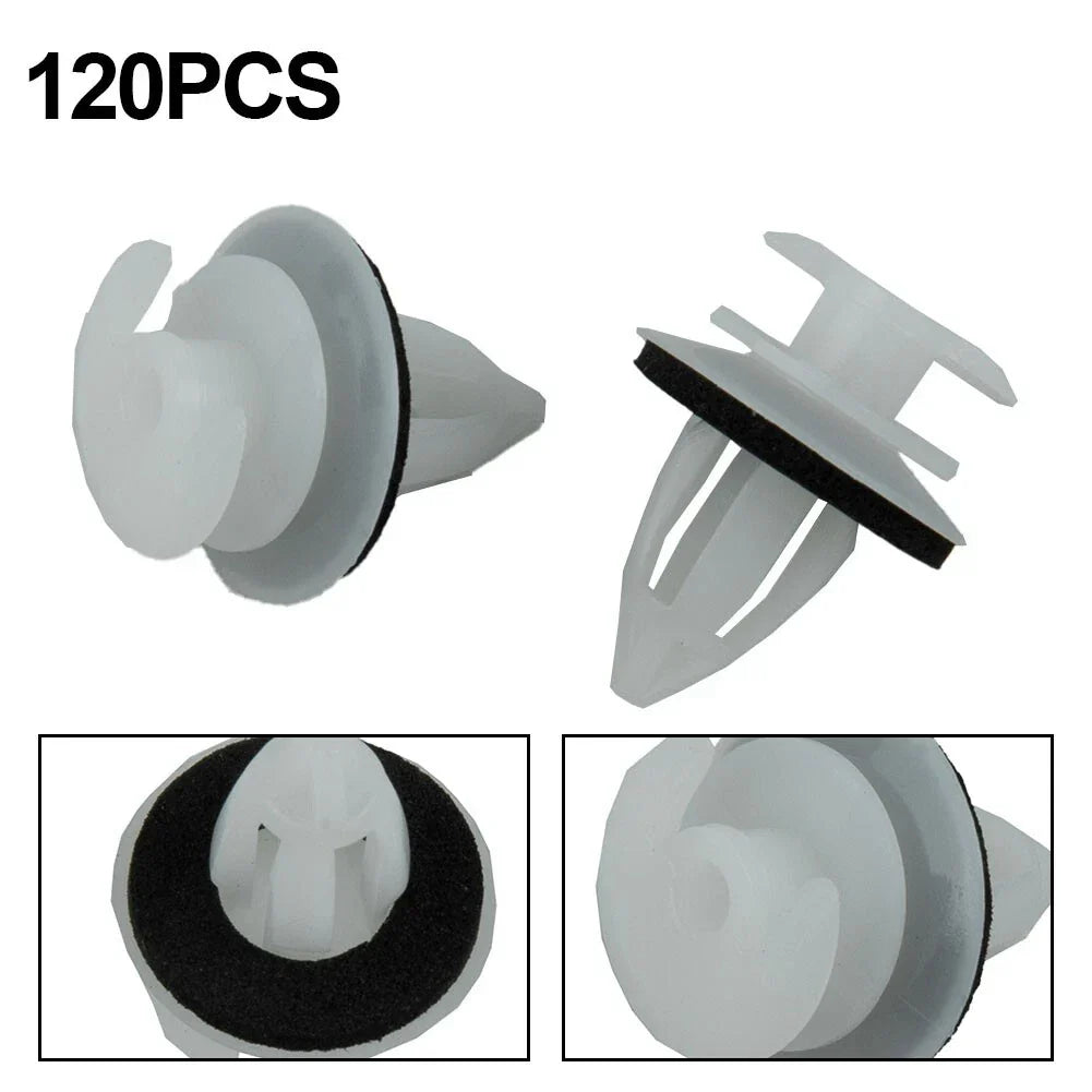 Door clips 120pcs Panel Fixing Plastic Mouldings for Car