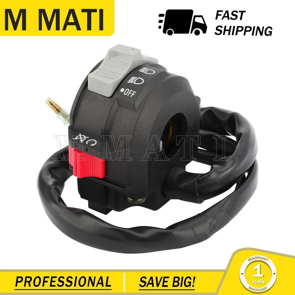 Handlebar Hi Low Off Light Kill Switch for Yamaha Blaster YFS200 (2002–2006)