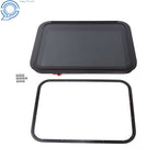 Exit RV Window with Trim Ring and Removable Screen for RV Camper Trailer