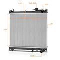 Aluminum Core Cooling Radiator for Suzuki Vitara 1999–2002 DPI-13028