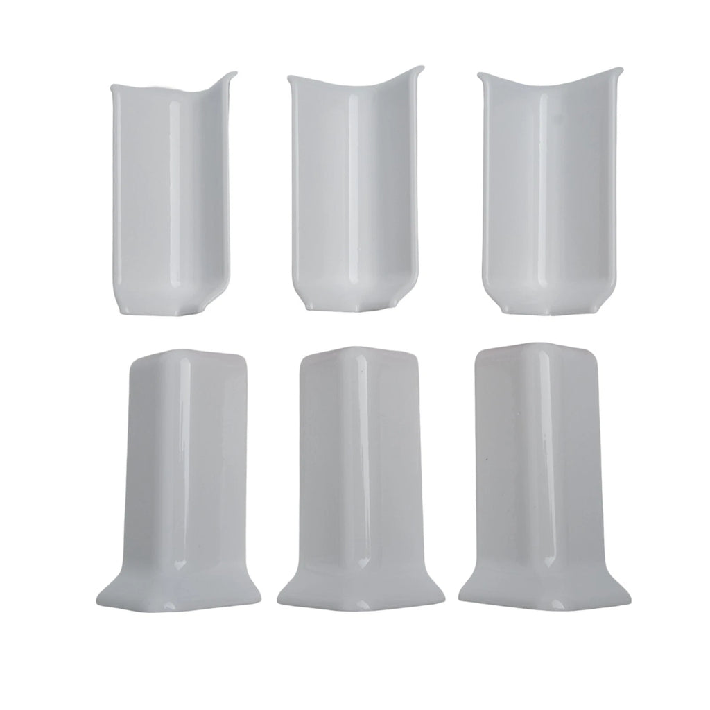6 Pack Wall Base Corner Blocks for Easy Installation