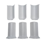 6 Pack Wall Base Corner Blocks for Easy Installation