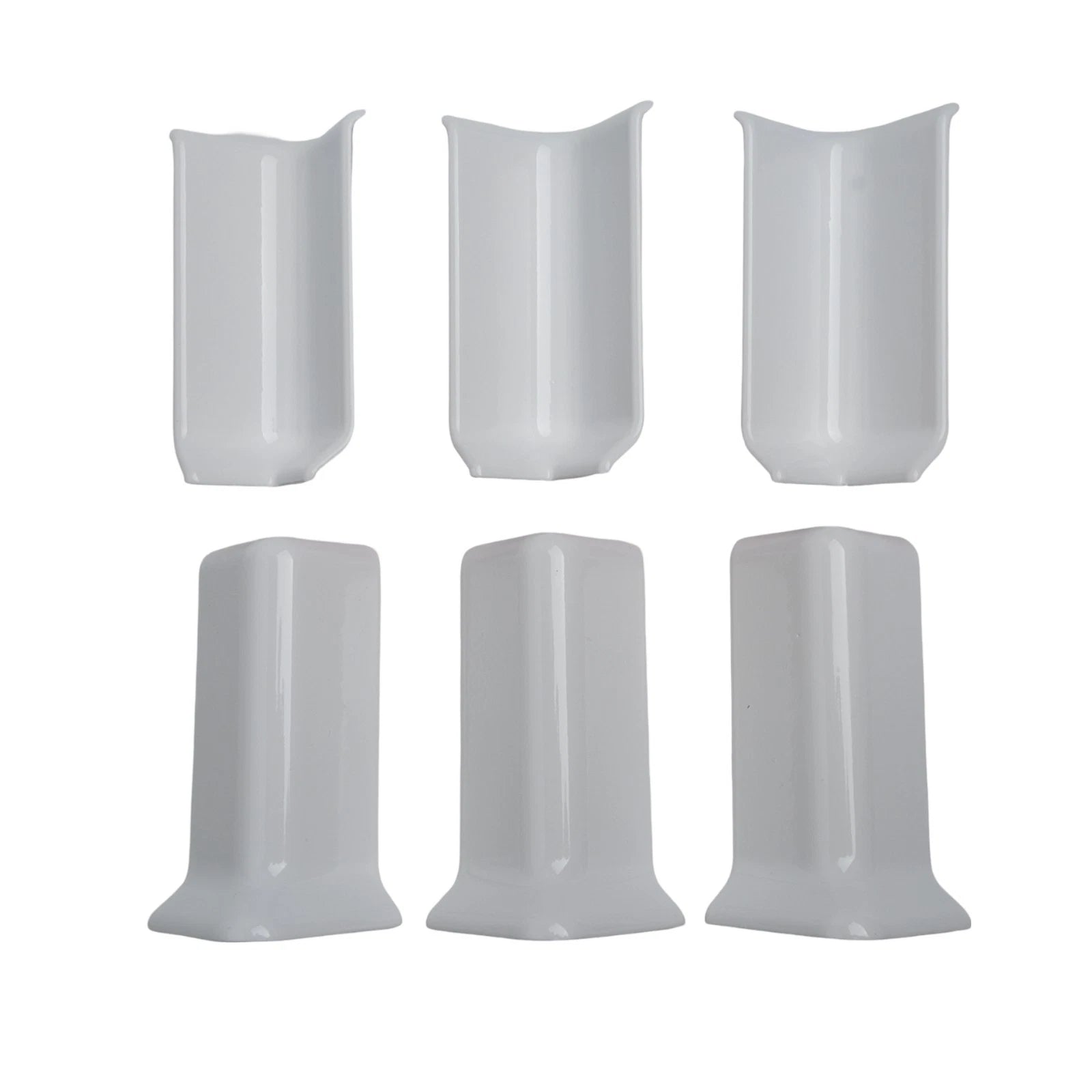 6 Pack Wall Base Corner Blocks for Easy Installation