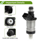 Fuel Injector No. 06164-P2J-000 for Honda Civic Si (1999–2000) 1 Pc Black