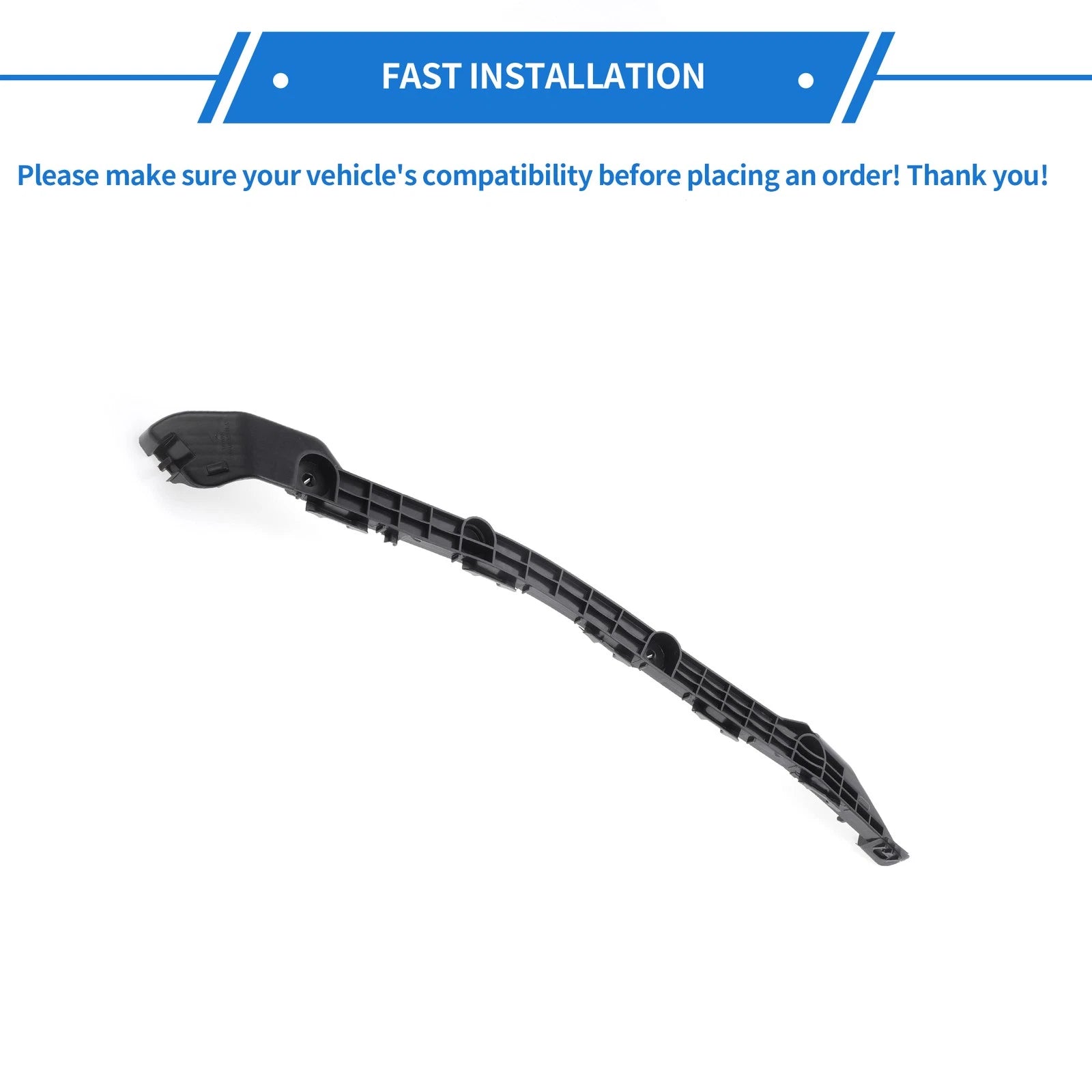 Left Rear Bumper Retainer Bracket No. 5257602110 for Toyota Corolla (2014–2019)