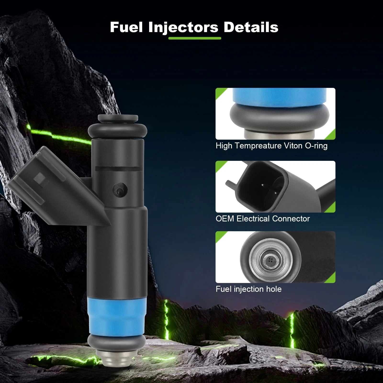 Set of 8 Fuel Injectors for Dodge Ram 1500 2500 3500 5.7L (2003) 53032142AC