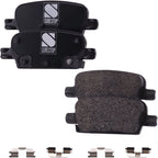 Set of 4 Brake Pads for Chevrolet Malibu (2016–2019)