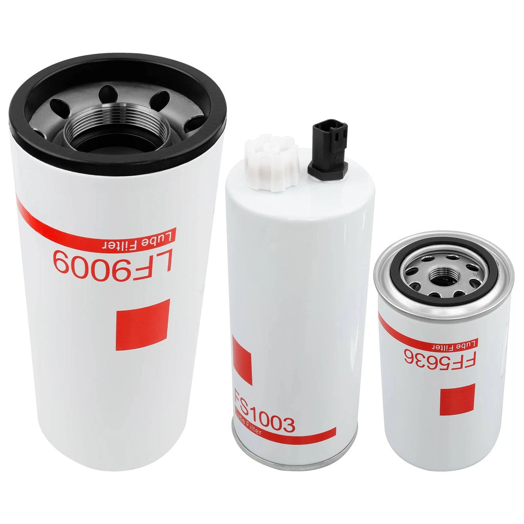 Oil Fuel Filter Water Separator LF9009 FS1003 FF5636 for Cummins ISC 8.3L 9.0L