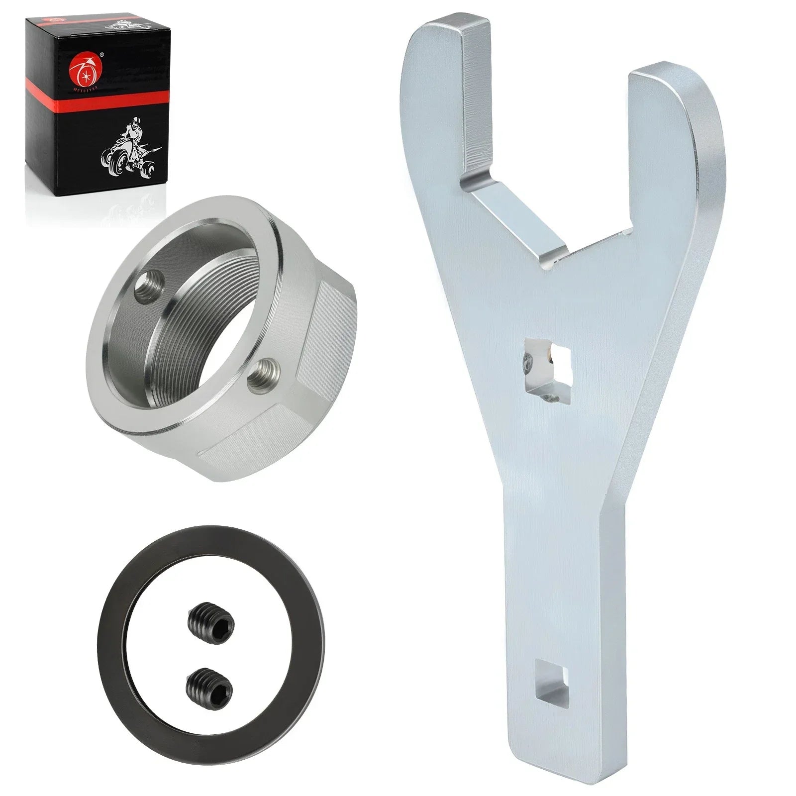 Rear Axle Nut Wrench 46mm & Lock Nut Set for Yamaha Raptor 700/R (2007–2024)