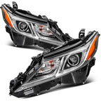 Set of 2 Black Housing Headlights for Toyota Camry (2018–2022)