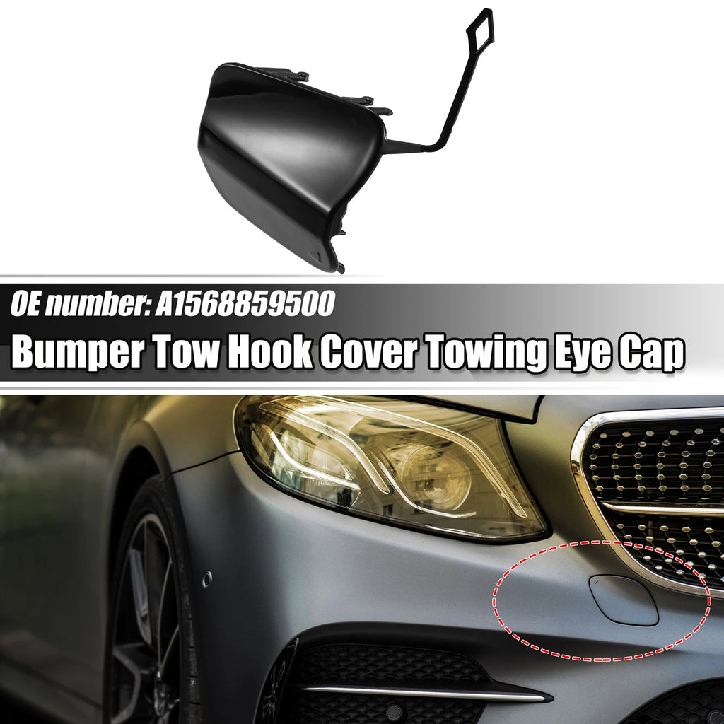 Tow Hook Cover for Mercedes-Benz GLA 250 4Matic (2015–2020) Black
