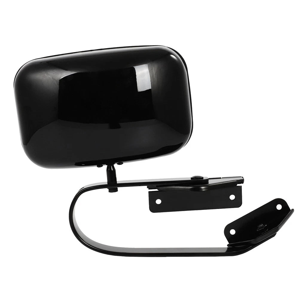 Set of 2 Black Manual Side View Mirrors for Ford F-Series Pickup (1980–1996)