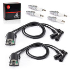2PCS Ignition Coils for Kawasaki VN1500 Vulcan 1500 VN1500L Nomad (2000–2004)