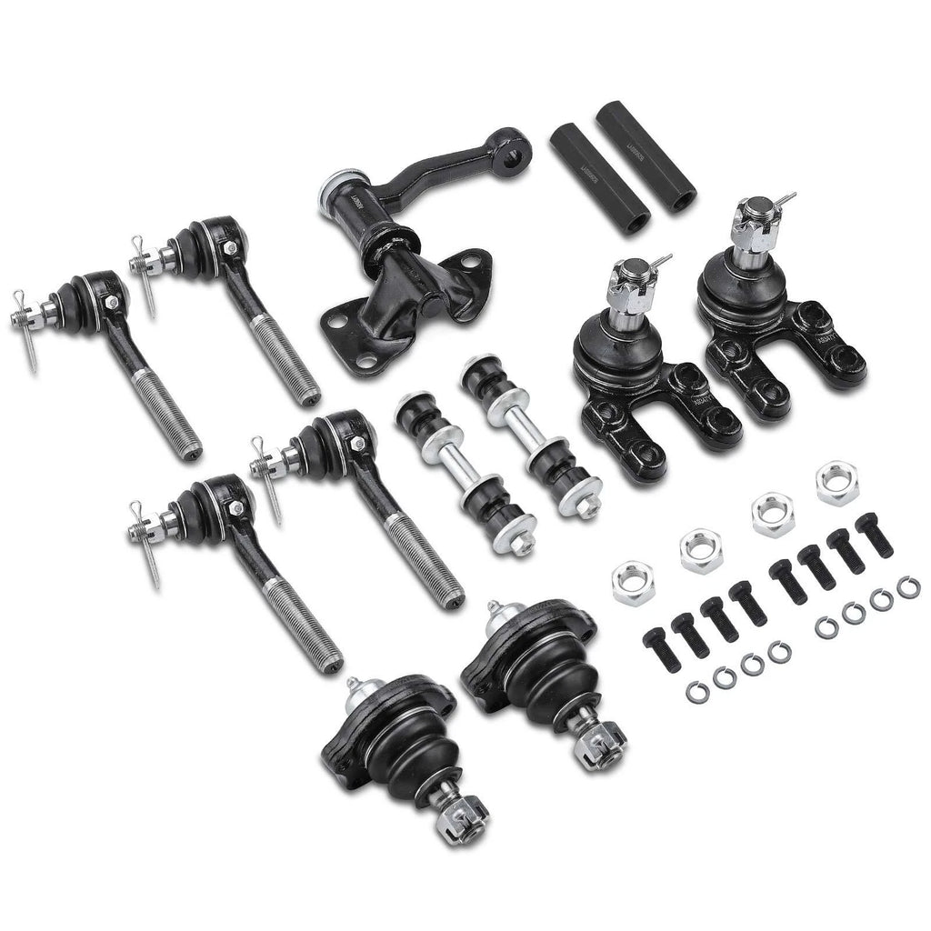 Set of 13 Front Idler Arm Sway Bar End Link Tie Rod Ball Joints for Nissan