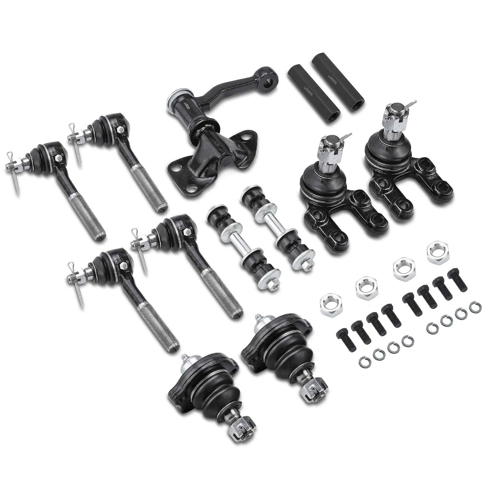 Set of 13 Front Idler Arm Sway Bar End Link Tie Rod Ball Joints for Nissan