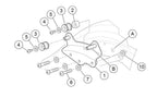 Set of 4 Docking Hardware Kit for Harley Touring Electra Glide (2009–2013)