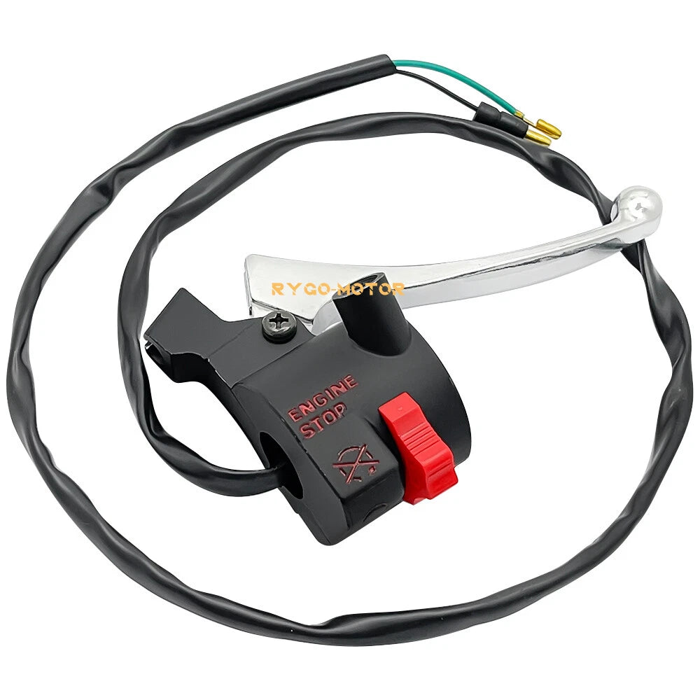 Right Start Stop Kill Switch & Brake Lever for Honda CRF50 CRF50F (2004–2023)