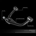 Set of 2 Front Upper Control Arms for Silverado Sierra 2500HD 3500HD (2011–2019)