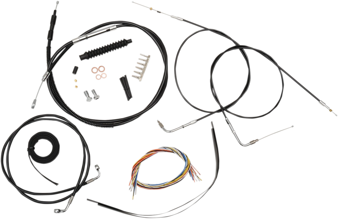 Handlebar Cable/Brake Line Kit for LA Choppers (12" - 14" Handlebars)