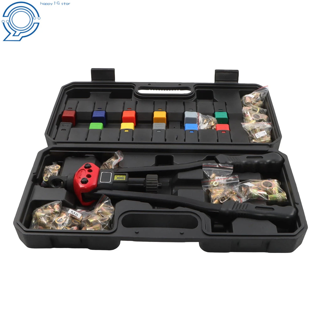 Rivnut Tool Kit 12 PCS for Metric & SAE (400mm/16")