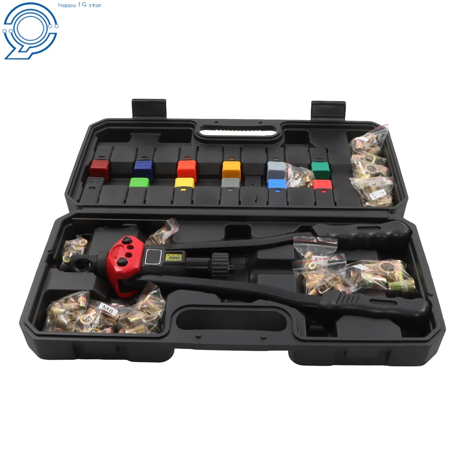 Rivnut Tool Kit 12 PCS for Metric & SAE (400mm/16")