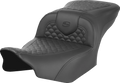 SADDLEMEN Roadsofa Seat for FLTR/FLHX (w/o Backrest) - Dragon Scale Stitch