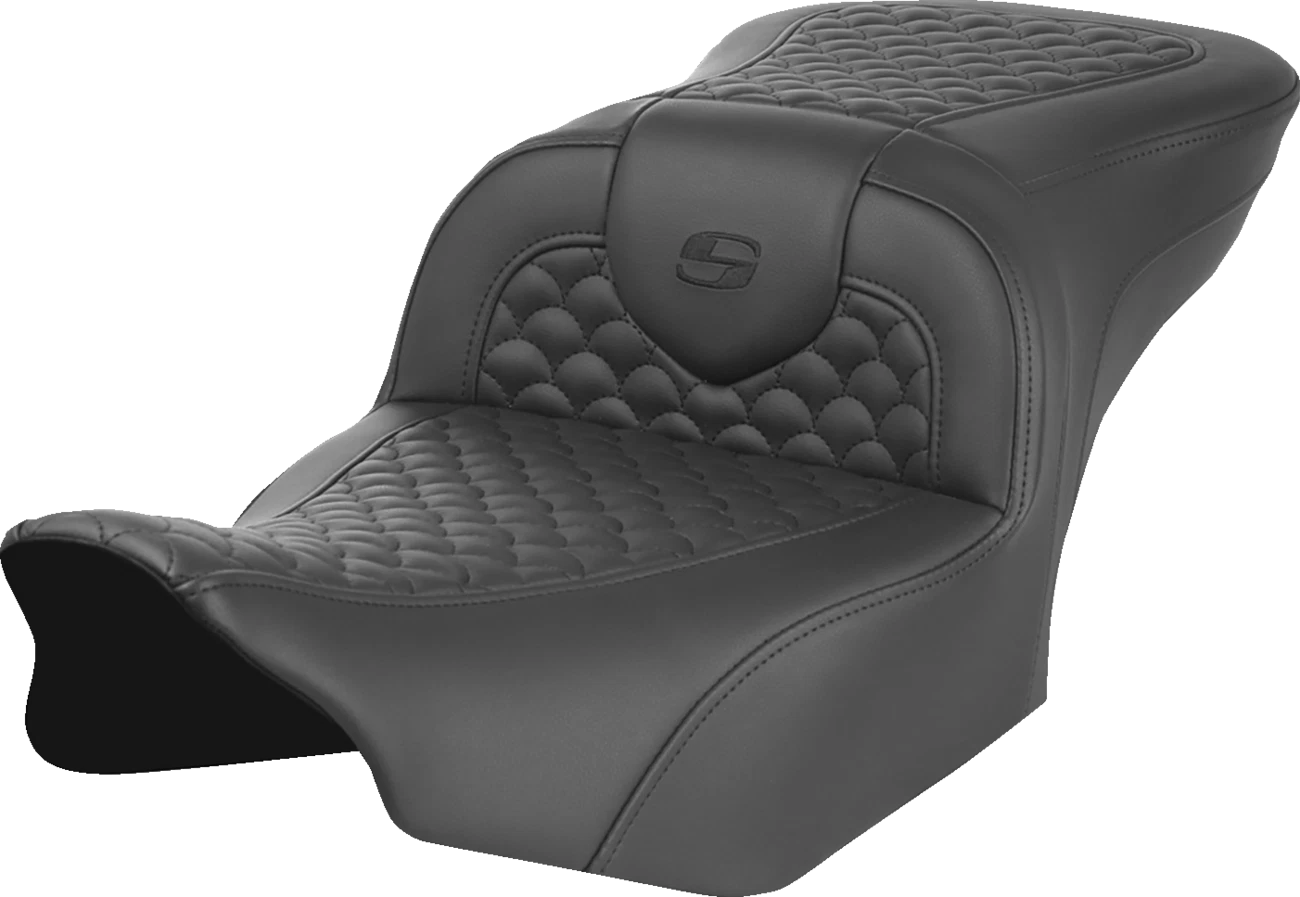 SADDLEMEN Roadsofa Seat for FLTR/FLHX (w/o Backrest) - Dragon Scale Stitch