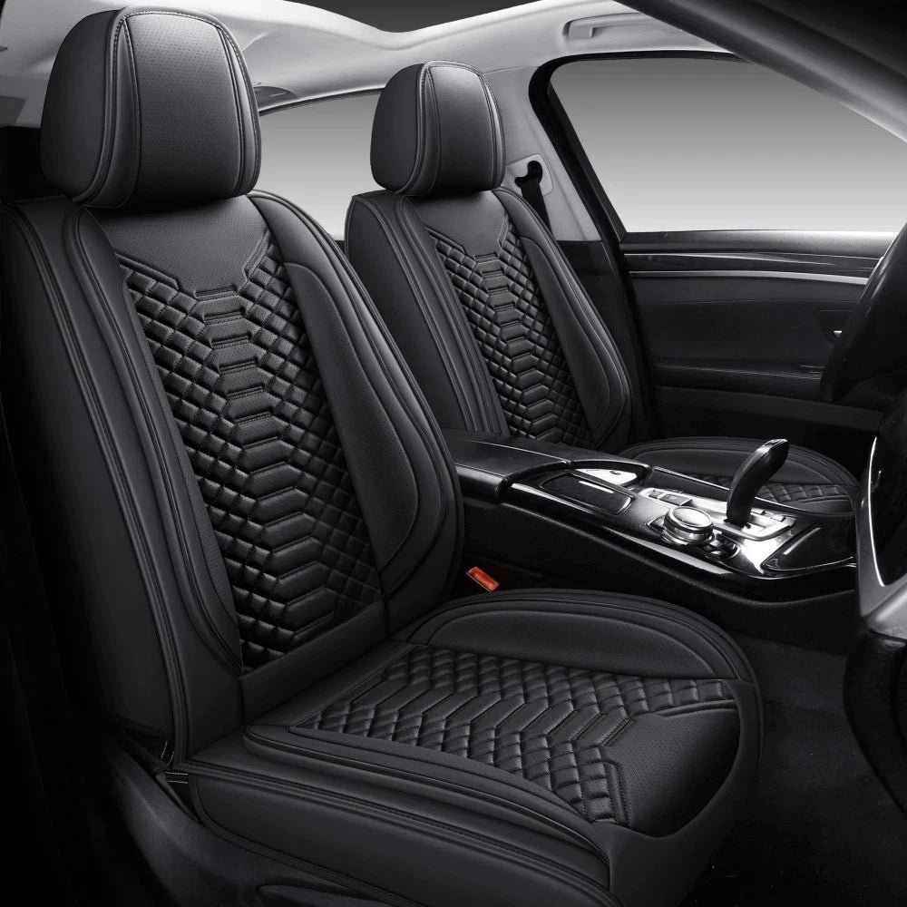 Full Set Leather Seat Covers for RAM 1500 2500 3500 (2019–2023) Black