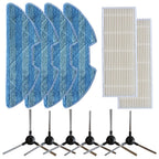 Set of 4 Mop Cloths for Optimal Cleaning Performance in Homes with Pets