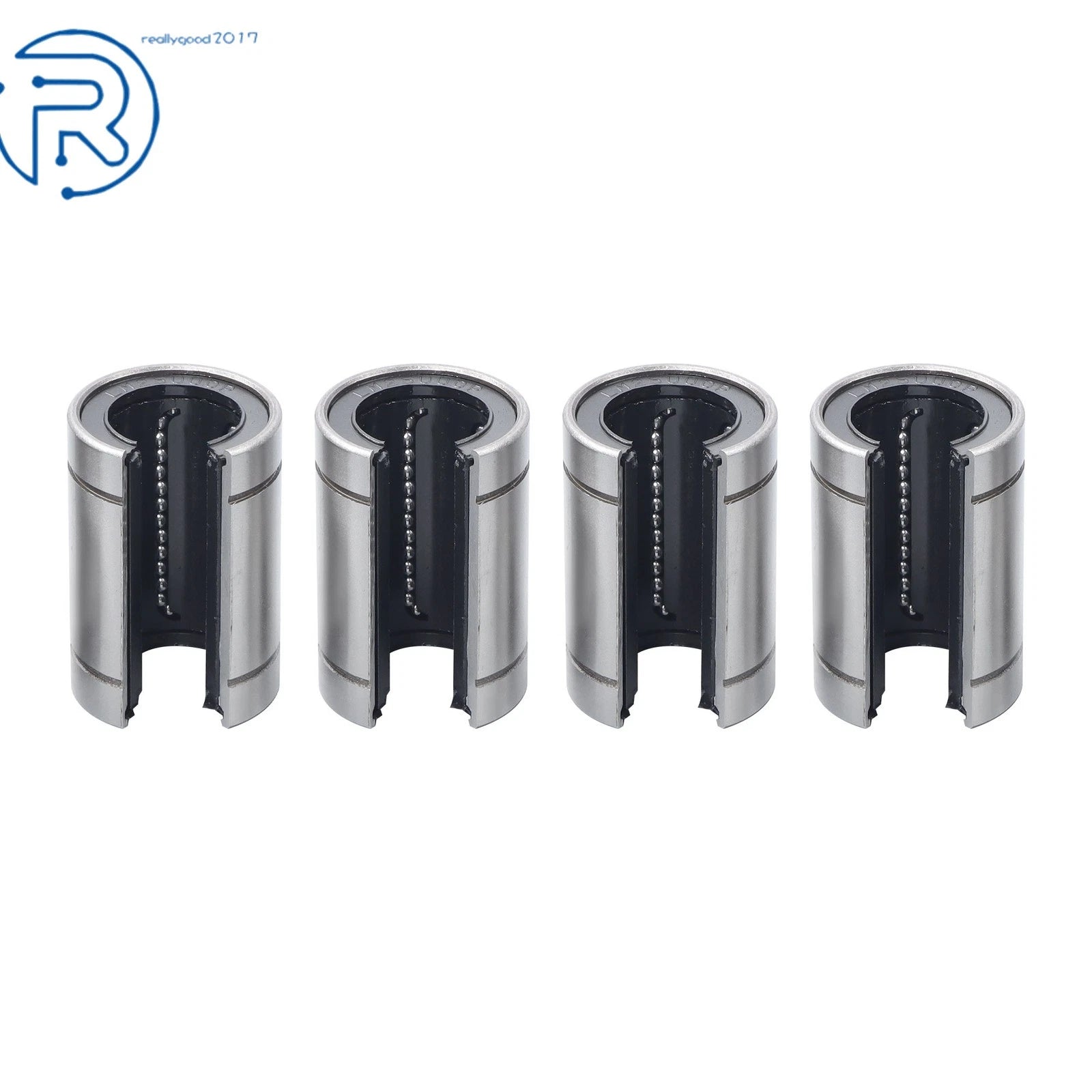 Set of 4 LM25UUOP Linear Motion Ball Bearings 40mm OD 25mm Bore