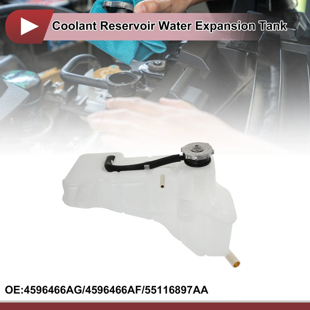 Coolant Expansion Overflow Tank with Cap for Dodge Charger