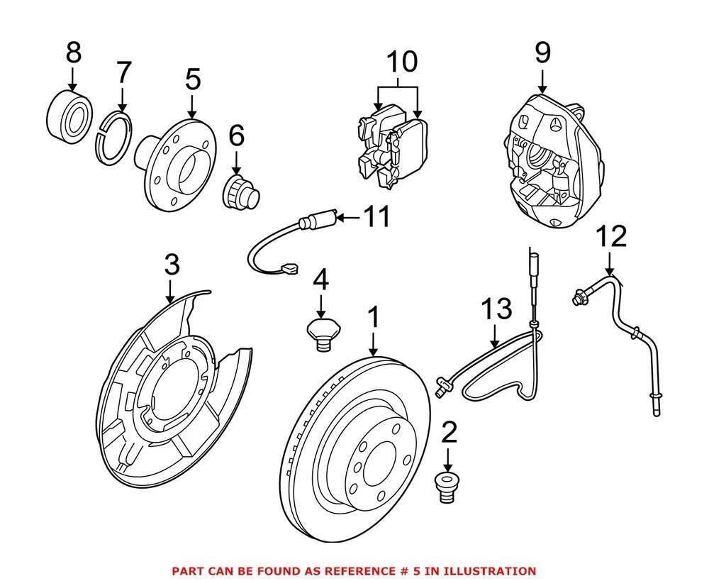 Genuine OEM Wheel Hub for BMW (2000–2023) 33416771082