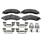 DuraGo Rear Rotors & Akebono ProACT Ceramic Brake Pads Kit for Sierra 1500 HD (2001–2019)