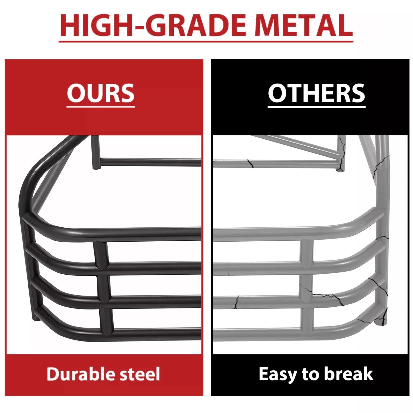 Roll Cage Kit for Universal Vehicles (Steel, Black)