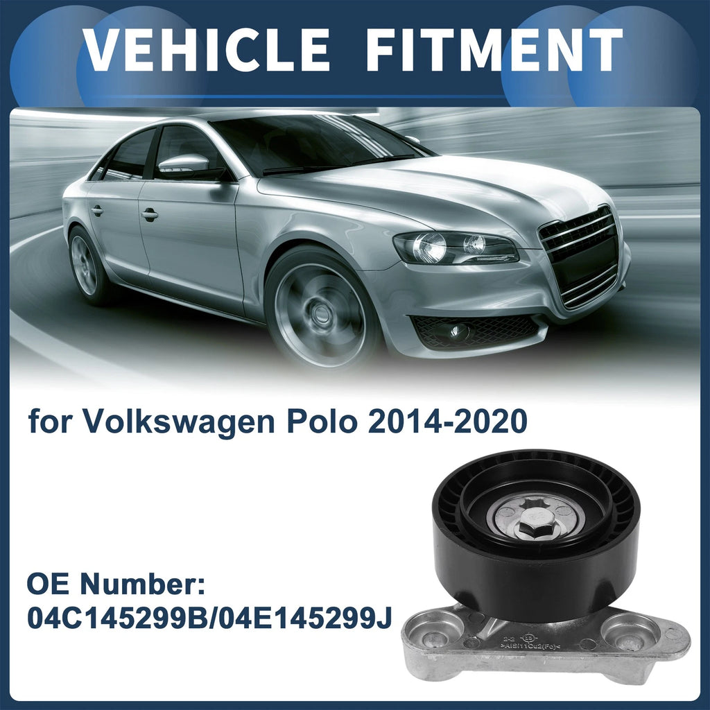 Belt Tensioner for Volkswagen Polo (2014–2020) No. 04C145299B/04E145299J Metal